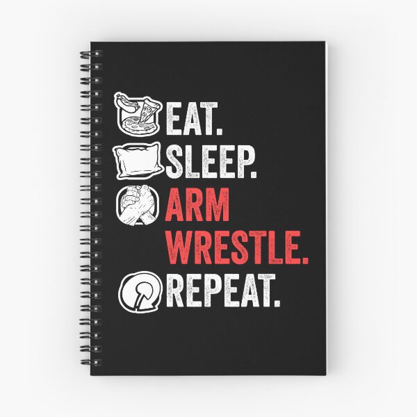 Item preview, Eat Sleep Arm Wrestle Repeat Awesome Arm Wrestling Champion designed and sold by Nessshirts.