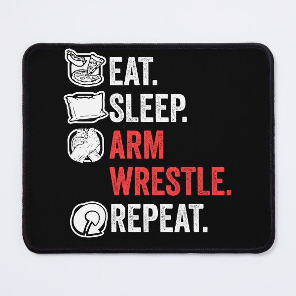 Item preview, Eat Sleep Arm Wrestle Repeat Awesome Arm Wrestling Champion designed and sold by Nessshirts.