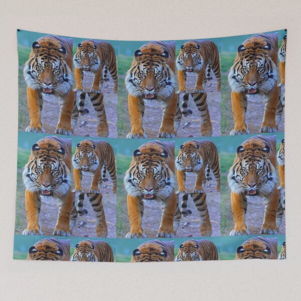 Item preview, Beautiful Tigers taking a walk are absolutely amazing.  designed and sold by Tiannalaw.