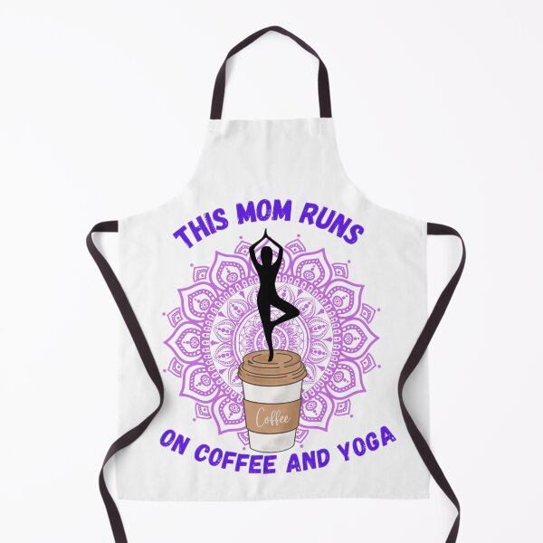 Item preview, This Mom Runs On Coffee And Yoga 2 designed and sold by Shopaholicer.