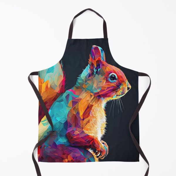 Item preview, A colorful squirrel designed and sold by Warehouse46.