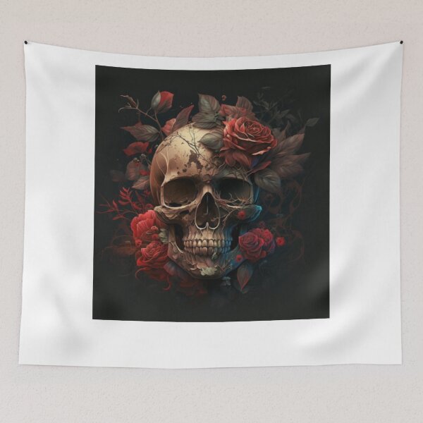 Item preview, Skull Roses - T-shirt designed and sold by jebran.
