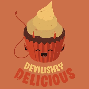 Artwork thumbnail, Devil Cupcake - Devilishly Delicious by Rochenmann