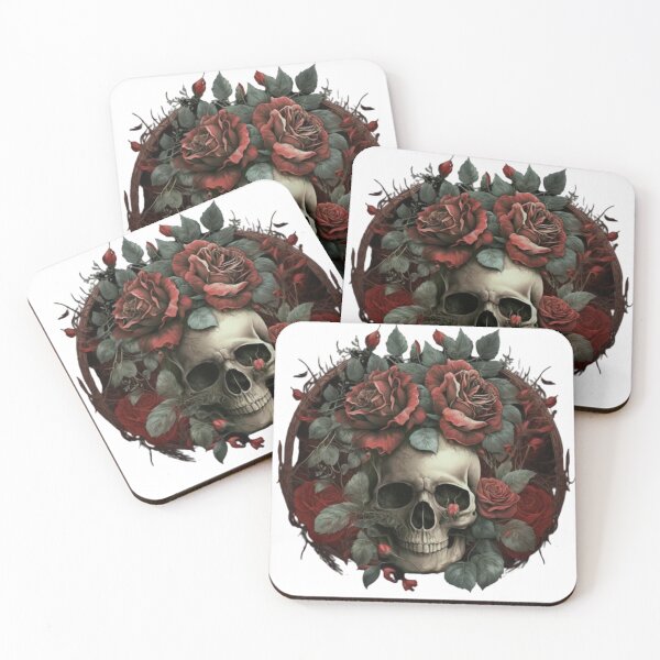 Item preview, Skull Roses - T-shirt designed and sold by jebran.
