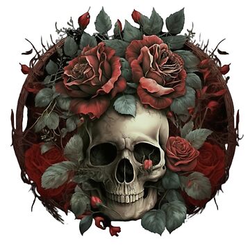 Skull Roses T shirt