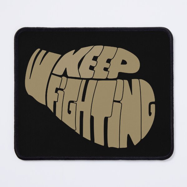 Item preview, KEEP FIGHTING - minimalist motivational artwork by Jo Willem ART for hall office home office living room bedroom strong words designed and sold by JoWillem.