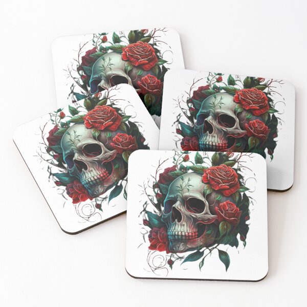 Item preview, Skull Roses - T-shirt designed and sold by jebran.
