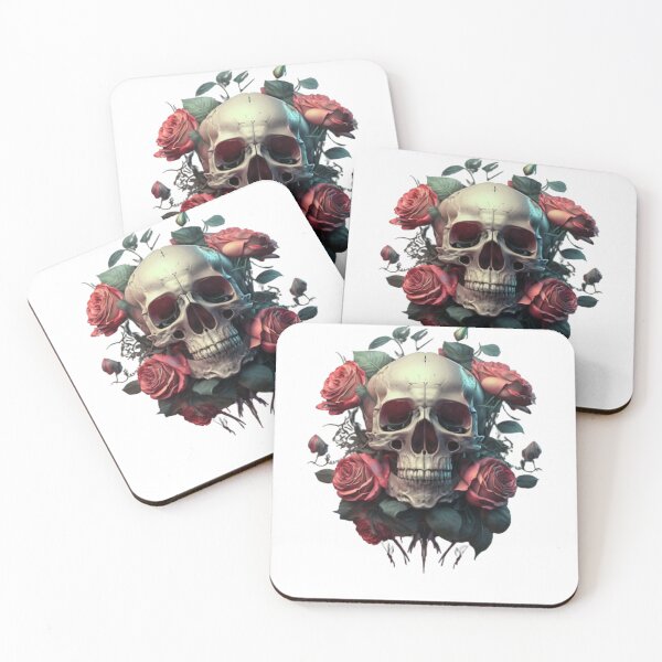 Item preview, Skull Roses - T-shirt designed and sold by jebran.