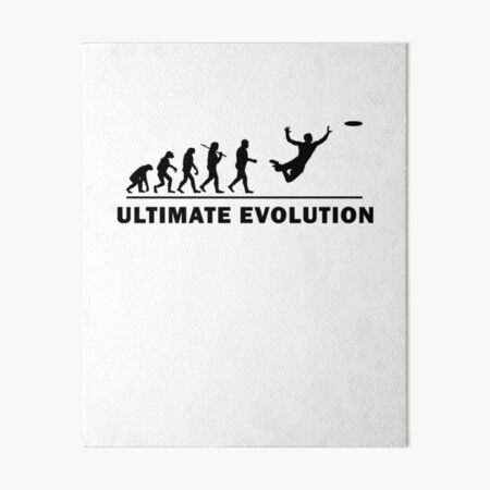 Ultimate Frisbee Silhouette V5 | Art Board Print