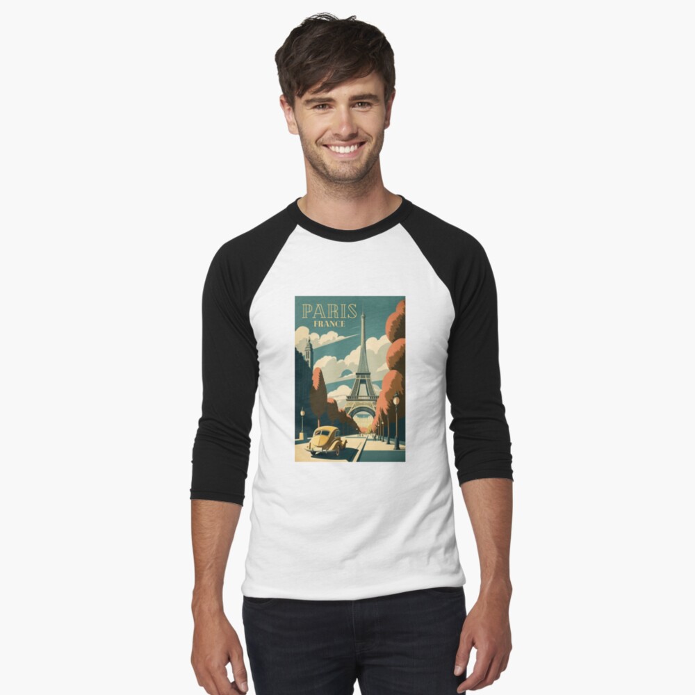Item preview, Baseball ¾ Sleeve T-Shirt designed and sold by artra-shop.