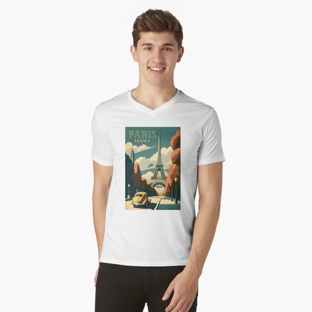 Item preview, V-Neck T-Shirt designed and sold by artra-shop.