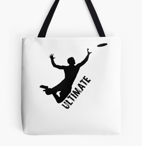 Ultimate Frisbee Silhouette, Frisbee Jumping Catch Tote Bag for Sale by  TeeTimeGuys