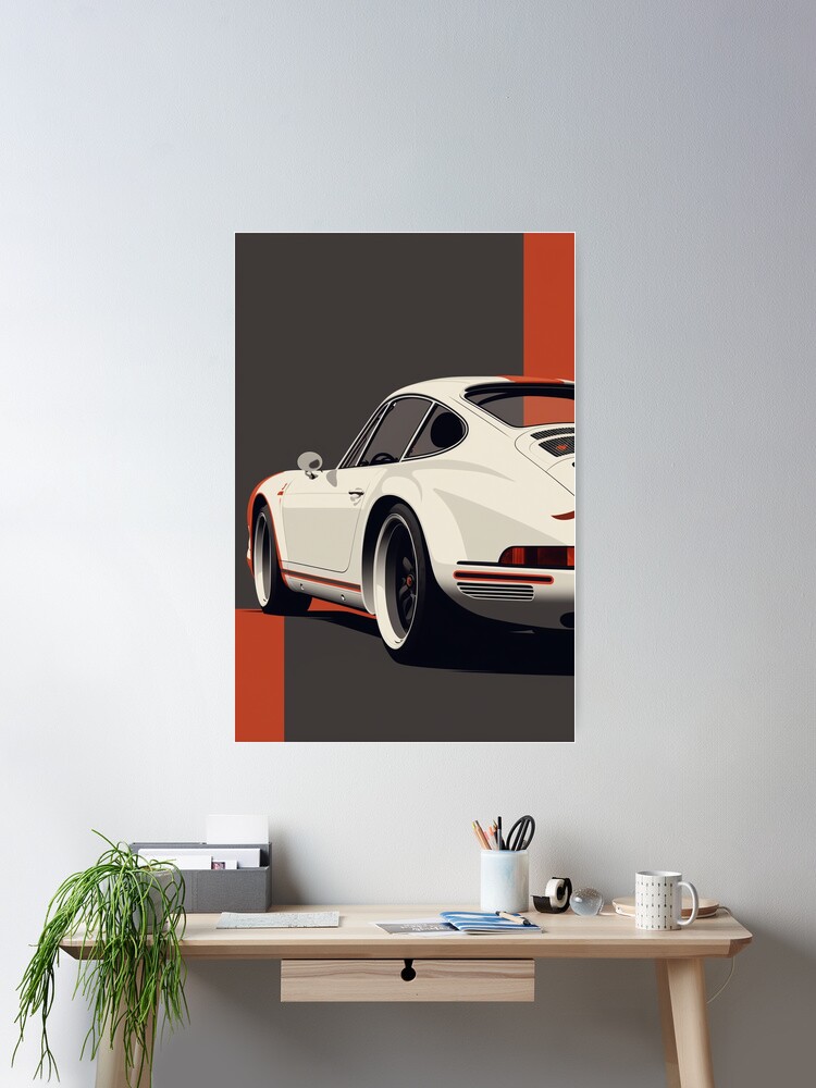 Thumbnail 1 of 3, Poster, vintage porsche designed and sold by AI-nspiration.