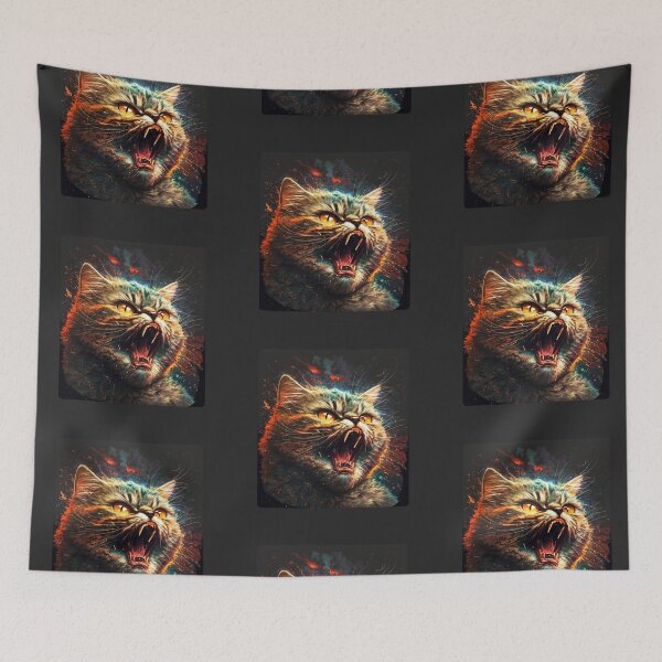 Item preview, Angry Domestic Cat designed and sold by pixeldizajn.