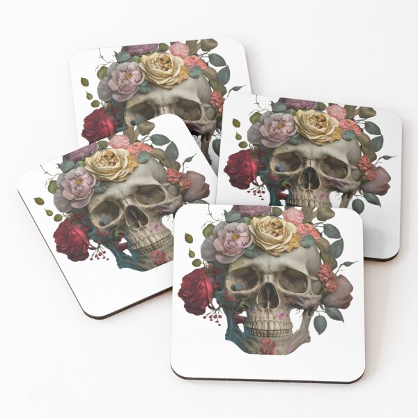 Item preview, Skull Roses - T-shirt designed and sold by jebran.