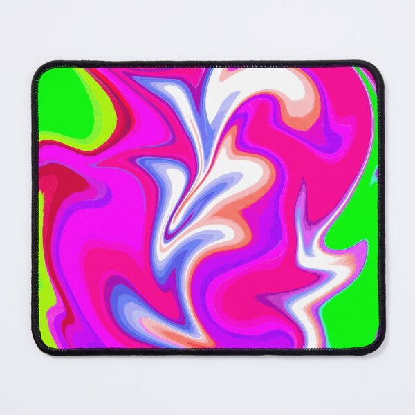 Item preview, Modern Swirl Abstract Pattern Neon Tones, Neon Green, Purple, White, Pink and Hot Pink Design designed and sold by theprintedclub.