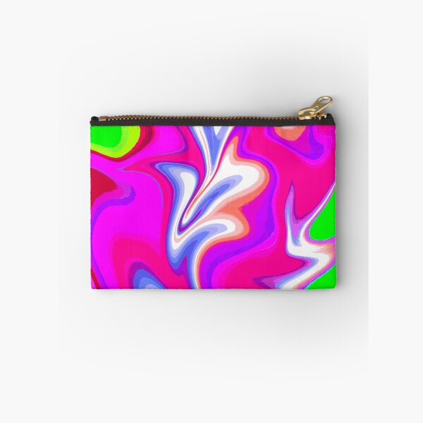 Item preview, Modern Swirl Abstract Pattern Neon Tones, Neon Green, Purple, White, Pink and Hot Pink Design designed and sold by theprintedclub.
