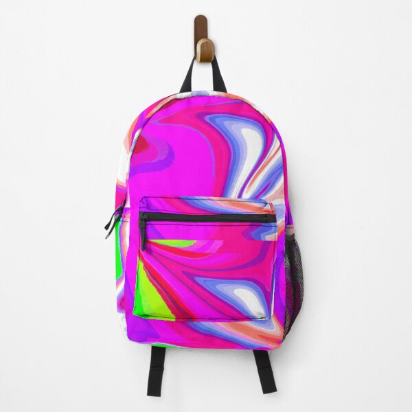 Item preview, Modern Swirl Abstract Pattern Neon Tones, Neon Green, Purple, White, Pink and Hot Pink Design designed and sold by theprintedclub.