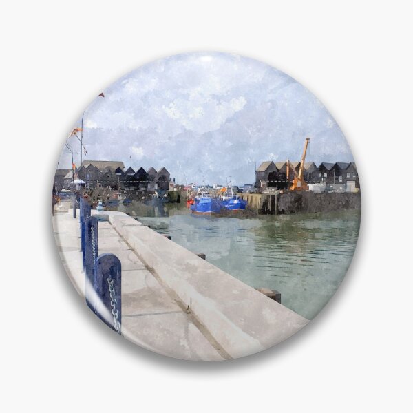 Artikelvorschau, Hafen von Whitstable entworfen und verkauft von Trevor Harvey Art.