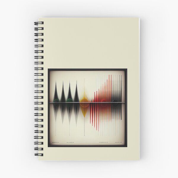 Item preview, Onda de sonido inspirada en la Bauhaus | Diseño gráfico abstracto designed and sold by KOTOdesign.