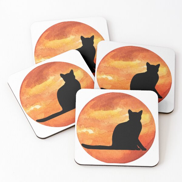 Item preview, Cat Watching Sunset Scene  Essentials & t-shirts  designed and sold by Kalash12.