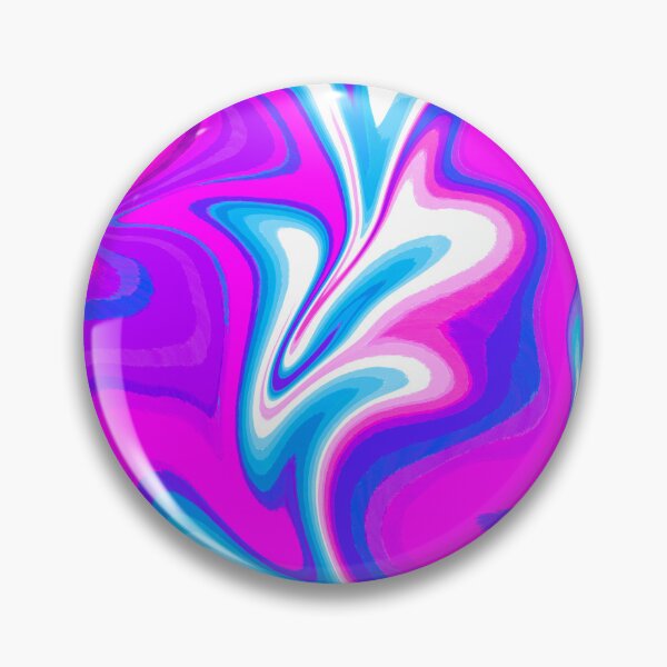 Item preview, Modern Swirl Abstract Pattern Neon Tones, Blue, Neon Green, Neon Pink, Yellow, Purple, White, Pink and Hot Pink Design designed and sold by theprintedclub.