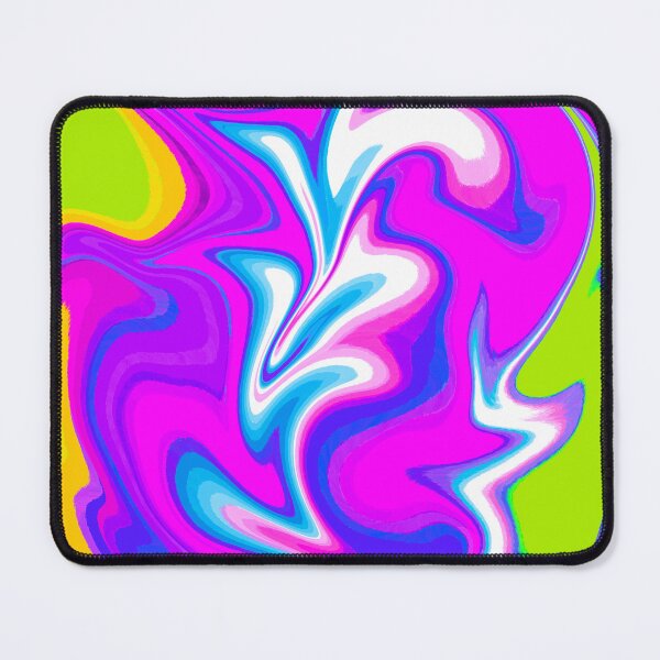 Item preview, Modern Swirl Abstract Pattern Neon Tones, Blue, Neon Green, Neon Pink, Yellow, Purple, White, Pink and Hot Pink Design designed and sold by theprintedclub.