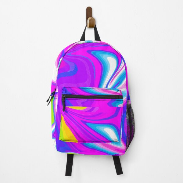 Item preview, Modern Swirl Abstract Pattern Neon Tones, Blue, Neon Green, Neon Pink, Yellow, Purple, White, Pink and Hot Pink Design designed and sold by theprintedclub.
