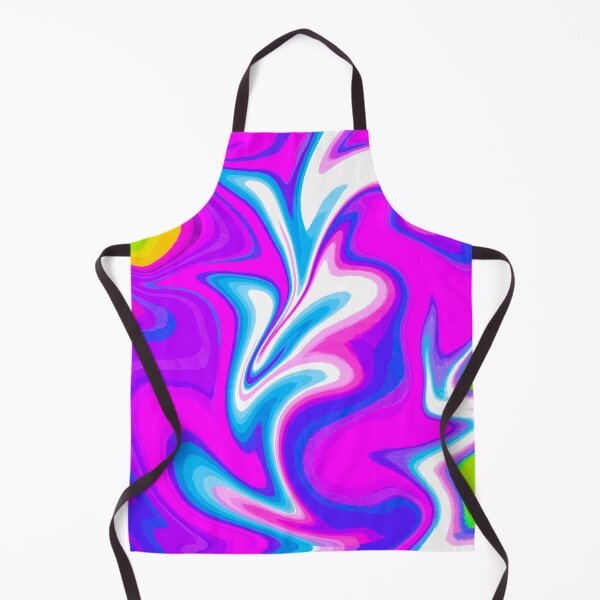 Item preview, Modern Swirl Abstract Pattern Neon Tones, Blue, Neon Green, Neon Pink, Yellow, Purple, White, Pink and Hot Pink Design designed and sold by theprintedclub.