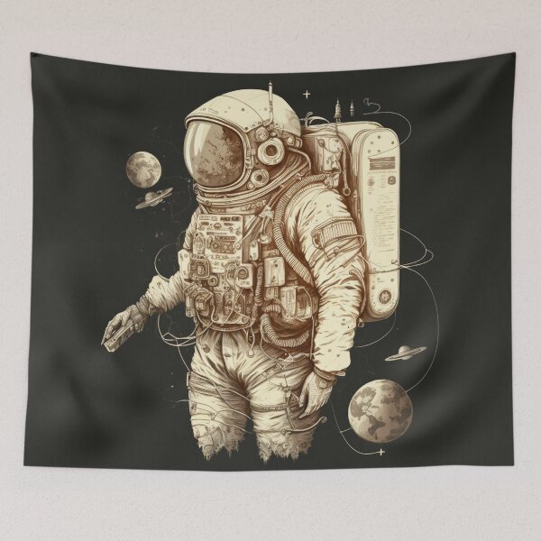 Item preview, The Cosmic Adventurer: A High-Tech Hero in the Stars designed and sold by Abili-Tees.