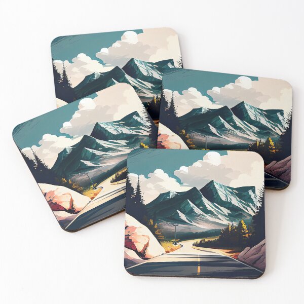 Item preview, Road through the mountains  designed and sold by KammyArt.