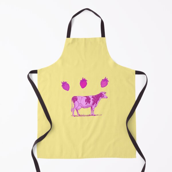 Item preview, Vintage art strawberry cow designed and sold by pinkyfish1010.