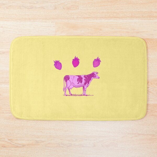 Item preview, Vintage art strawberry cow designed and sold by pinkyfish1010.