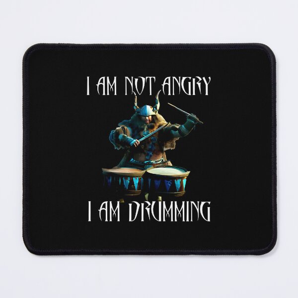 Item preview, Not angry drumming designed and sold by CottagePop.