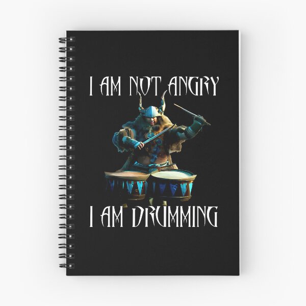 Item preview, Not angry drumming designed and sold by CottagePop.