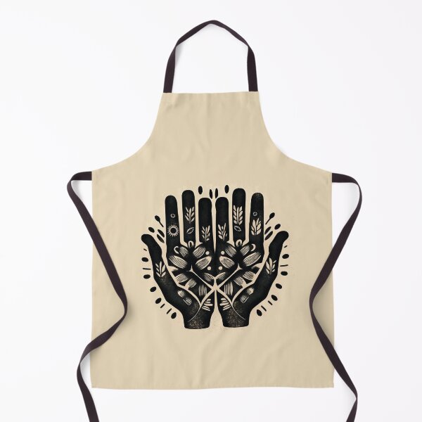 Item preview, boho hands with flowers designed and sold by badbug.