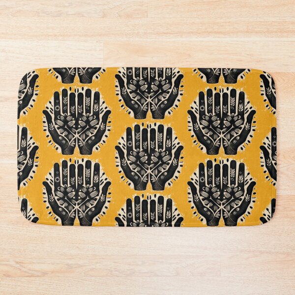 Item preview, boho hands with flowers designed and sold by badbug.