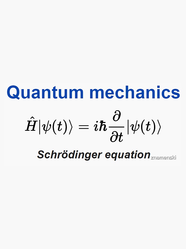 Schrödinger equation #Schrödinger #equation #Schrödingerequation by znamenski