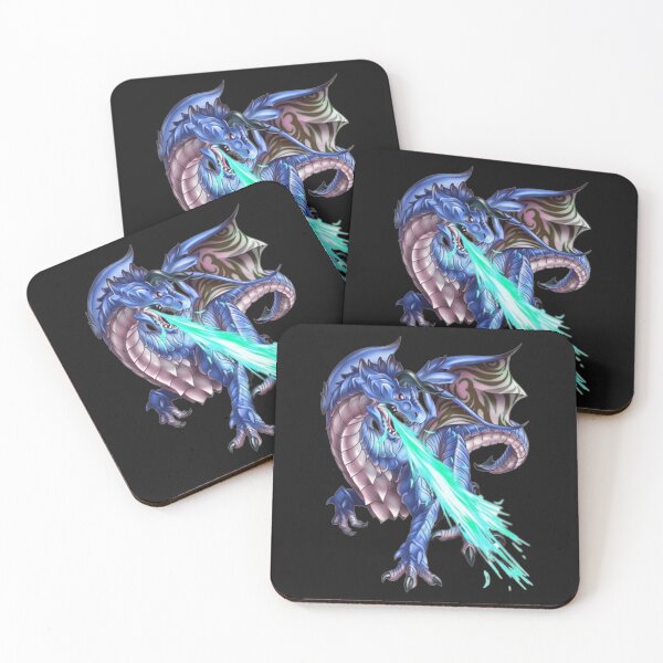 Item preview, Fire Breathing Blue Dragon designed and sold by Dreamcatcher11.