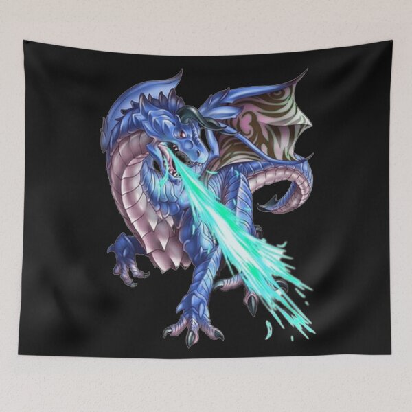 Item preview, Fire Breathing Blue Dragon designed and sold by Dreamcatcher11.