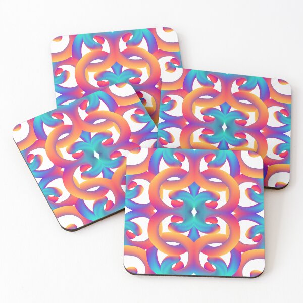 Item preview, Geometrical patterns, Colorful waves, Happy colors, designed and sold by saimzgraphics.