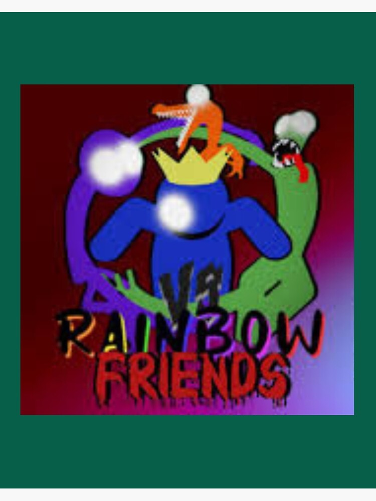 rainbow friends chapter 2 rainbow friends fnf rainbow friends roblox  rainbow friends animation rainb Art Board Print for Sale by RetroPanache