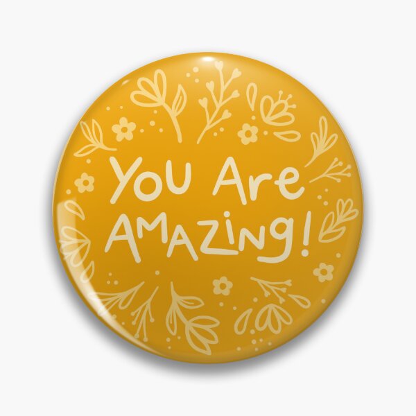 Item preview, You Are Amazing – positive message designed and sold by EllieNewburyArt.
