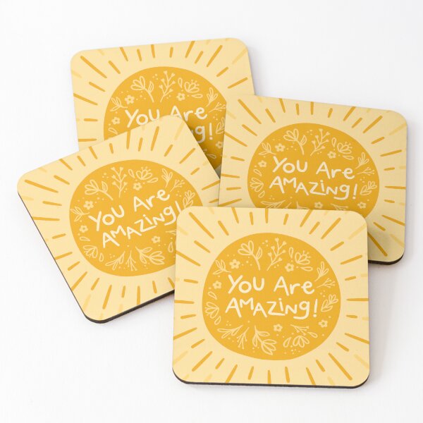 Item preview, You Are Amazing – positive message designed and sold by EllieNewburyArt.
