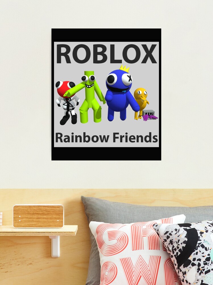 rainbow friends chapter 2 rainbow friends fnf rainbow friends roblox  rainbow friends animation rainb | Metal Print