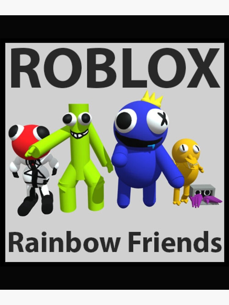 rainbow friends chapter 2 rainbow friends fnf rainbow friends roblox  rainbow friends animation rainb Art Board Print for Sale by RetroPanache