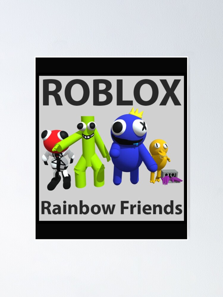 rainbow friends chapter 2 rainbow friends fnf rainbow friends roblox  rainbow friends animation rainb  Sticker for Sale by RetroPanache