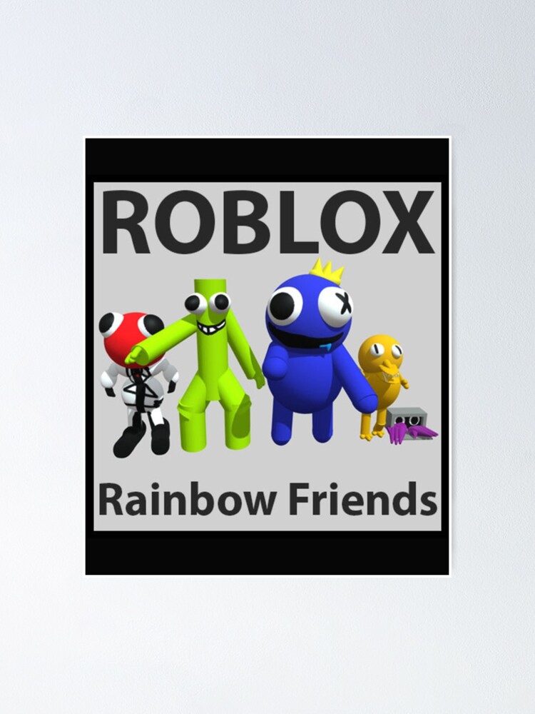 rainbow friends chapter 2 rainbow friends fnf rainbow friends roblox  rainbow friends animation rainb Art Board Print for Sale by RetroPanache