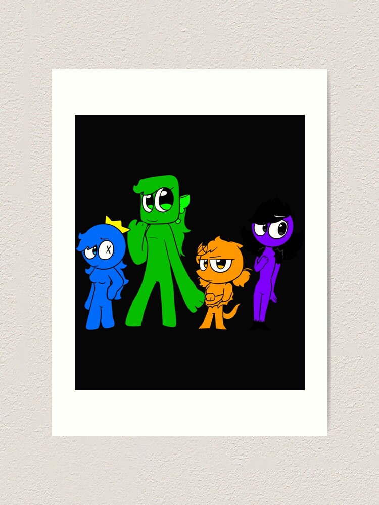 rainbow friends chapter 2 rainbow friends fnf rainbow friends roblox  rainbow friends animation rainb  Postcard for Sale by RetroPanache