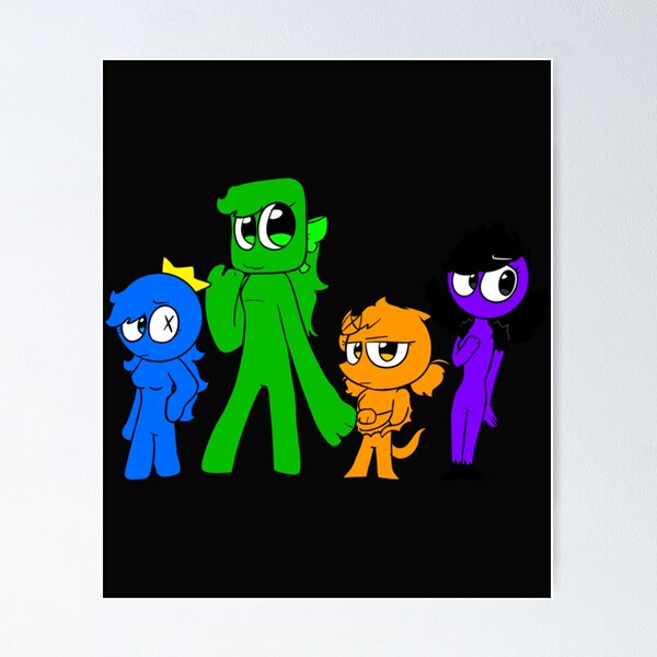 Rainbow Friends Paint Splatter Poster sold by BCallelynx